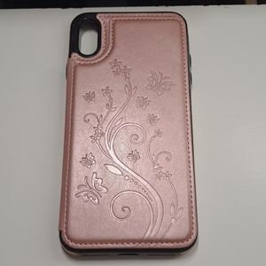 case for iphone xs max 6.5" color goldrose new